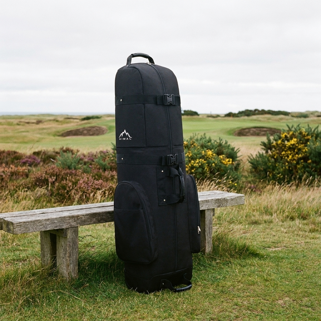 Golf Travel Bag with Hard Case and Shoulder Straps Chip Enterprises photo