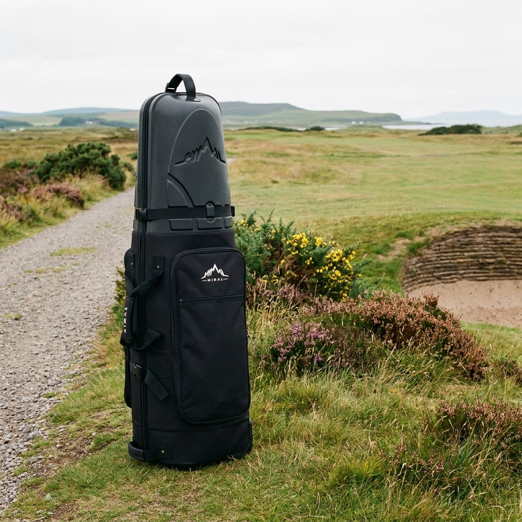 Golf Travel Bag with Hard Case and Shoulder Straps Chip Enterprises photo