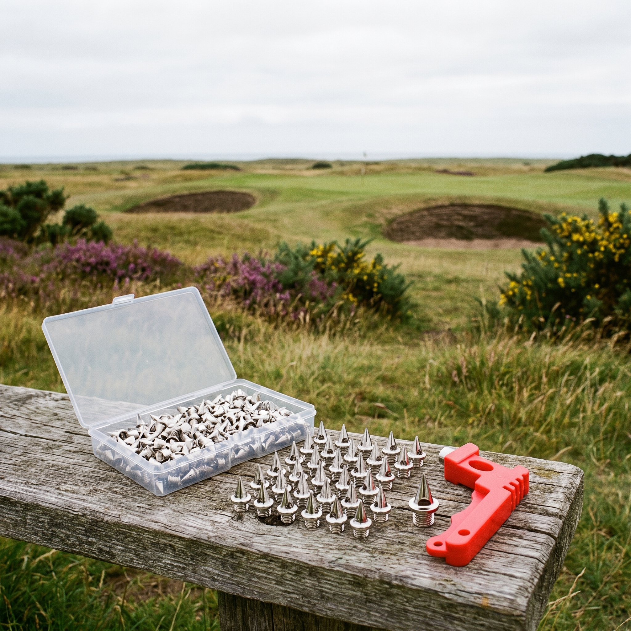 JULMELON 120 Piece Golf Shoe Spike Set with Wrench